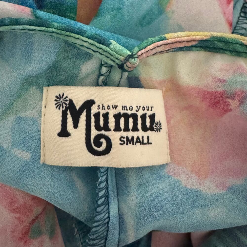 SHOW ME YOUR MUMU Rascal Romper North Shore Floral Tropical Print Shorts Small - Picture 7 of 8